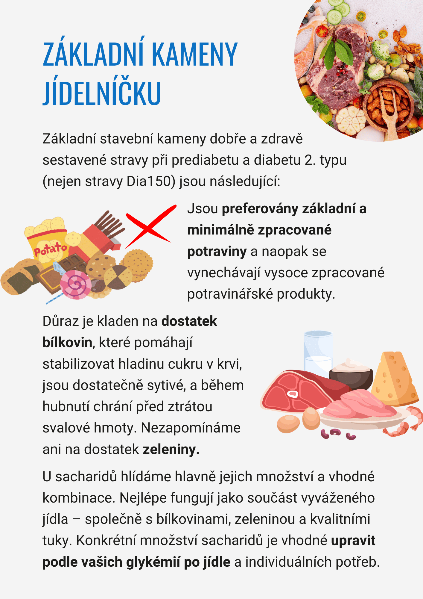 Strana o základních kamenech jídelníčku