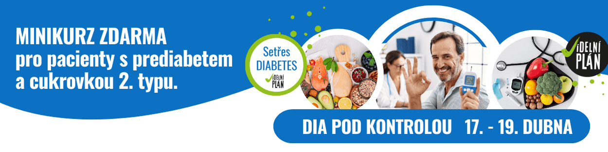MK 4/2024 banner široký 1000x250 DIA POD KONTROLOU - vzdělávací minikurz pro pacienty s diabetem 2. typu